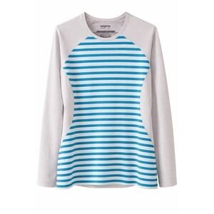 Patagonia Capilene 3 Midweight Blue Stripe Base Layer Women's M